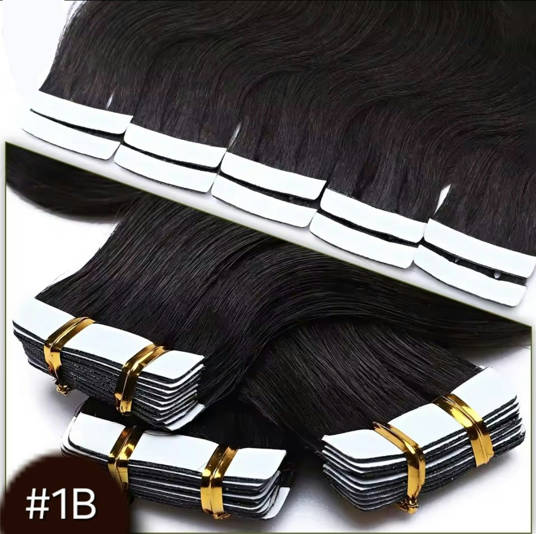 Invisible Tape in Extensions - #1B Midnight Brown