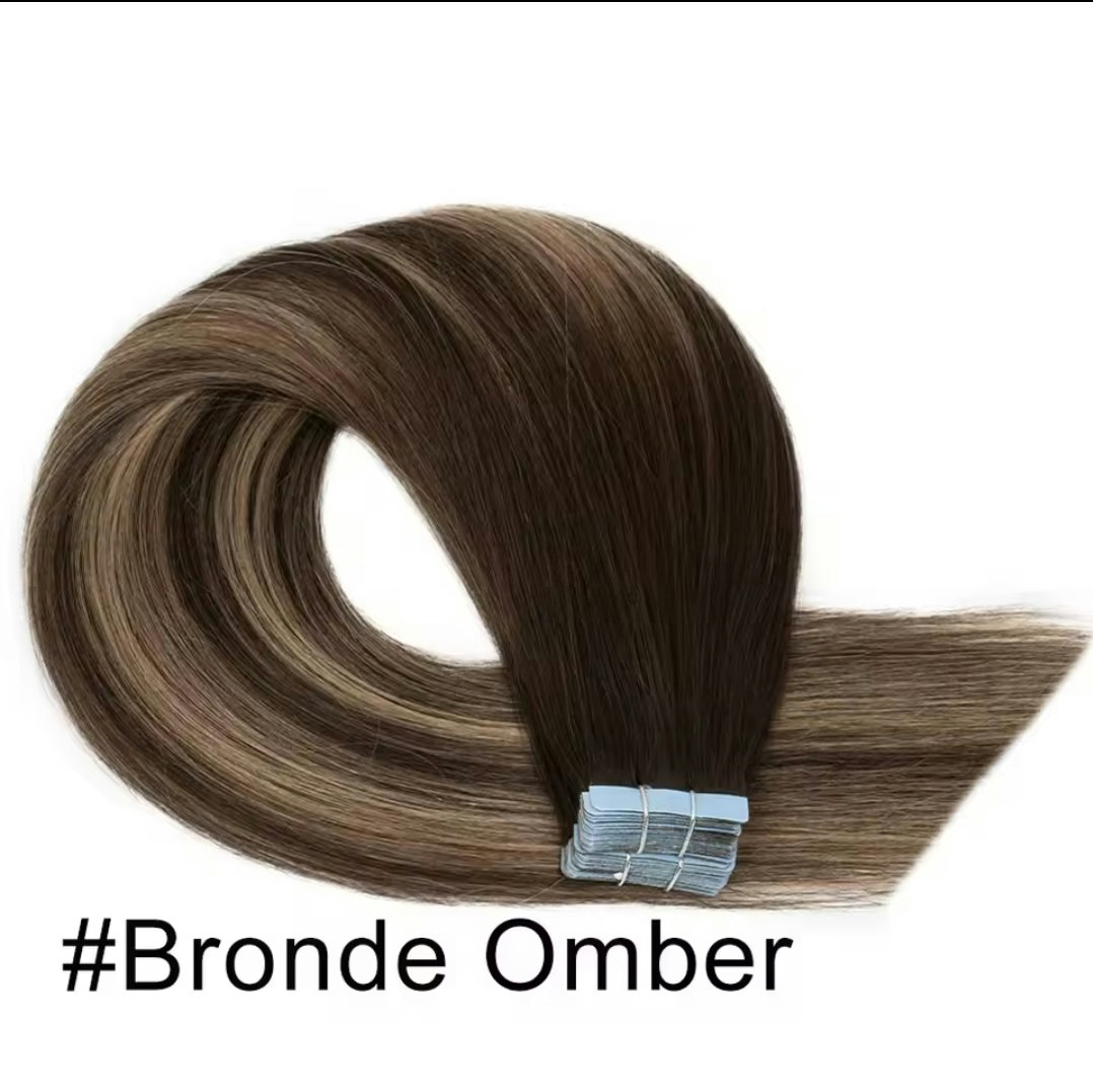 Invisible Tape in Extensions -# Bronde Omber