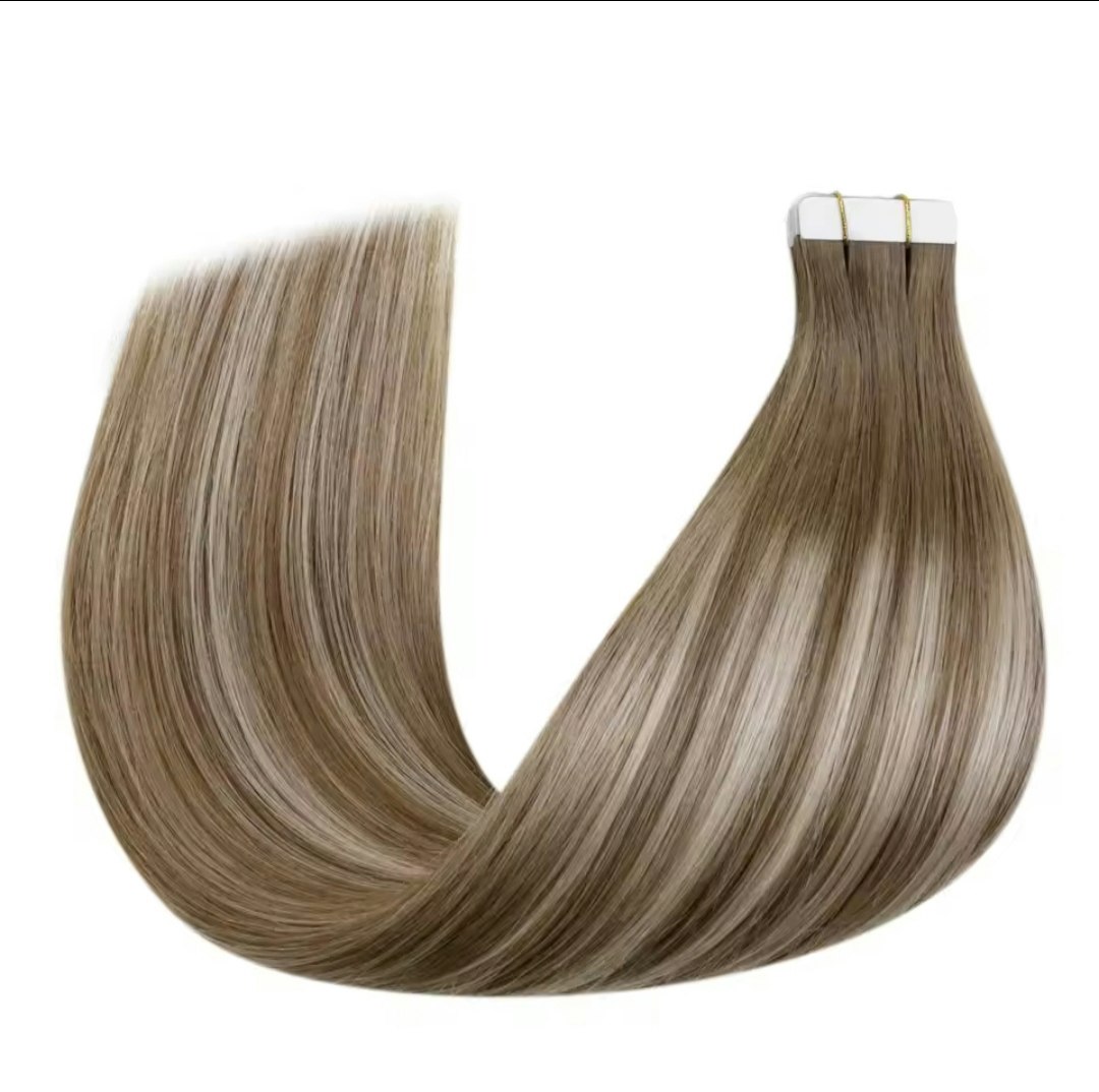 Invisible Tape in Extensions -# Biscuit Balayage