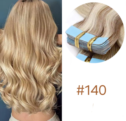 Invisible Tape in Extensions  #12P613 Golden Brown & Bleach Blonde