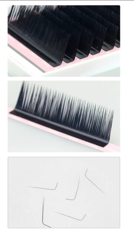SS Luxe Fransar L böj Premium Silk lashes 0.10 L mix 8-14