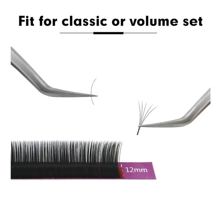 SS Luxe Fransar L böj Premium Silk lashes 0.10 L mix 8-14