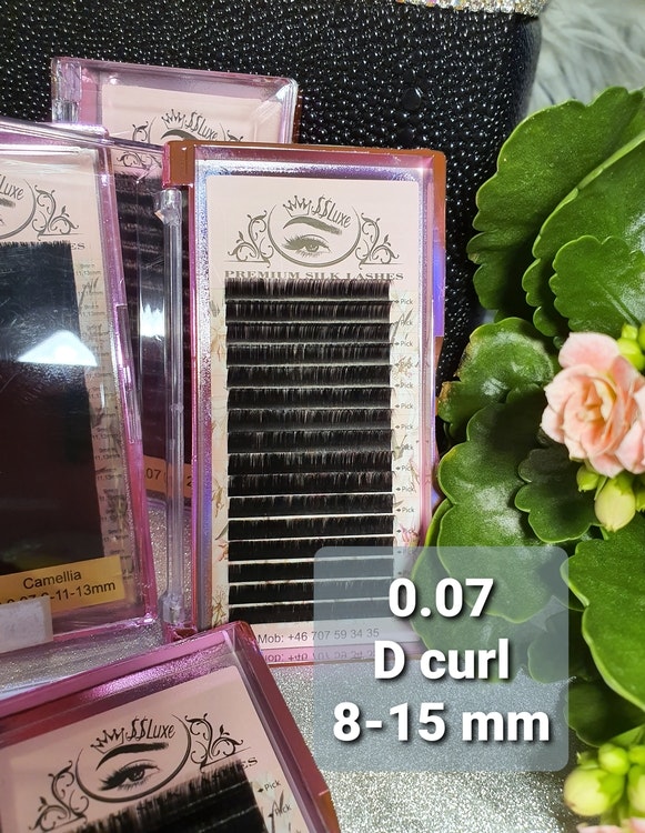SS Luxe Fransar D böj 0.07 Premium silk lashes D Curl