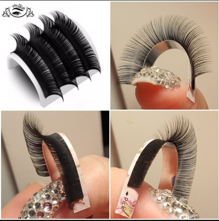 Mega volym SS Luxe fransar C böj 0.03. Premium silk lashes C curl 0.03 8-15mm