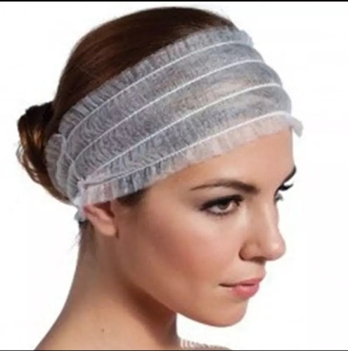 Hårband Disposable Stretch Non-Woven Headband 25 or 50 pcs