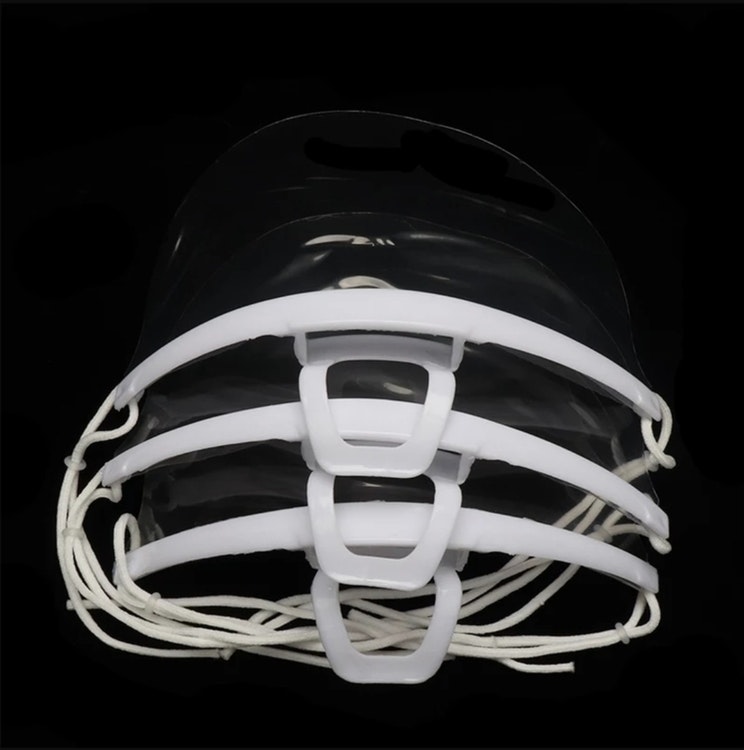 1/2/5 Pcs/Set Transparent Mask Plastic