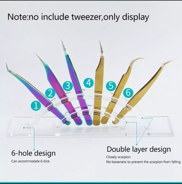 Tweezers Storage display stand Holder Eyelash Extension