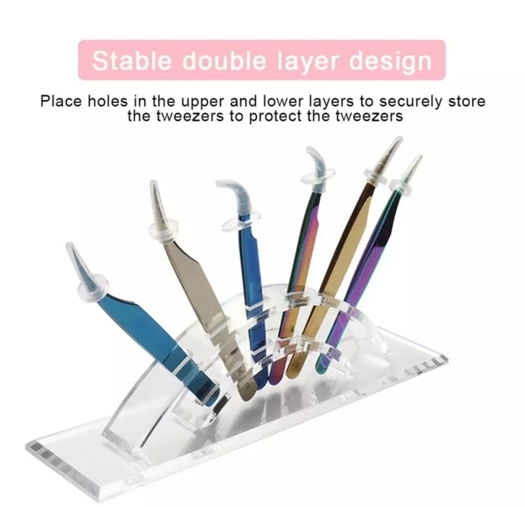 Tweezers Storage display stand Holder Eyelash Extension
