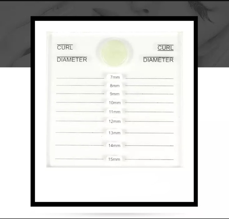 Clear Acrylic Pad Eyelash Extension Display