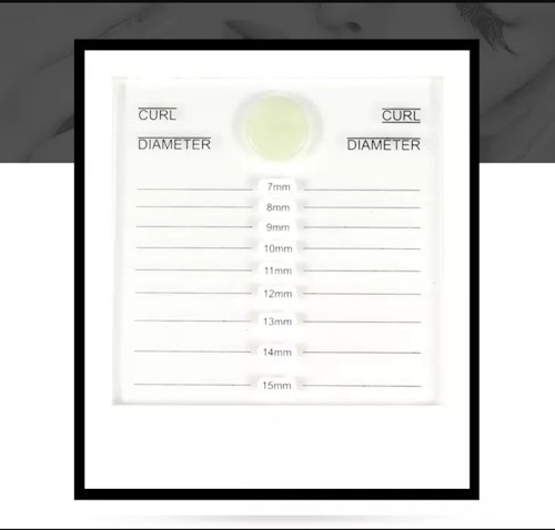 Clear Acrylic Pad Eyelash Extension Display