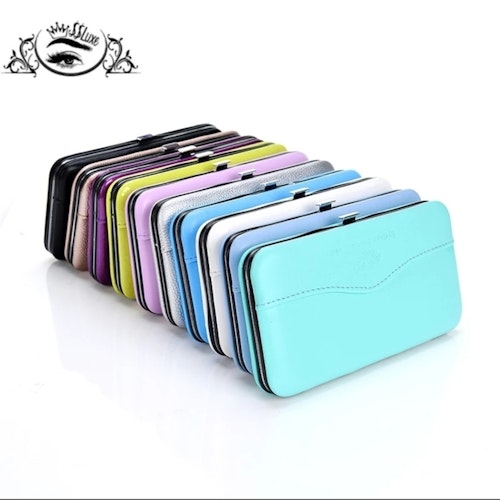 Pincettfodlar Case Tweezers Eyelash Extension storage case 7 pcs
