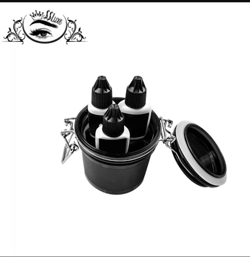 Eyelash glue storage tank container