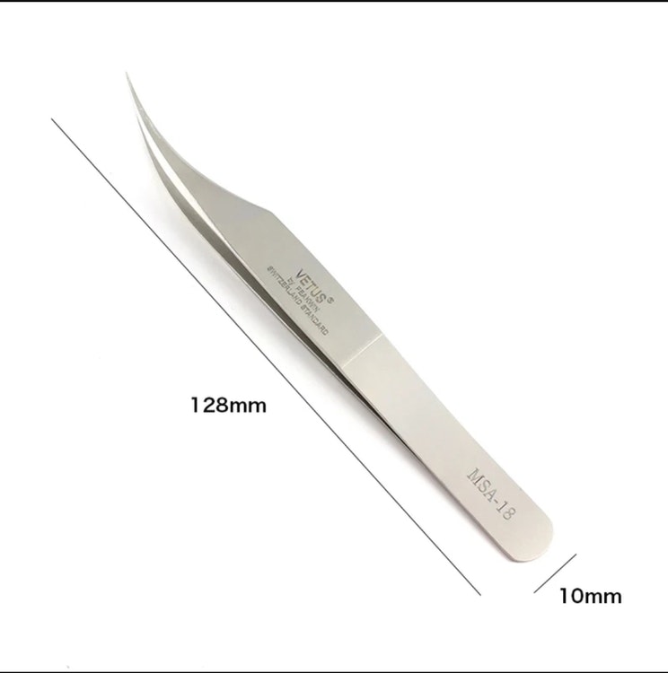 100% Original VETUS eyelash tweezer MJP-16-11