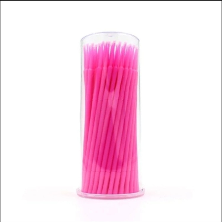 Micro Applicator, 100 pcs Eye lash extantion MicroBrush 100 pcs