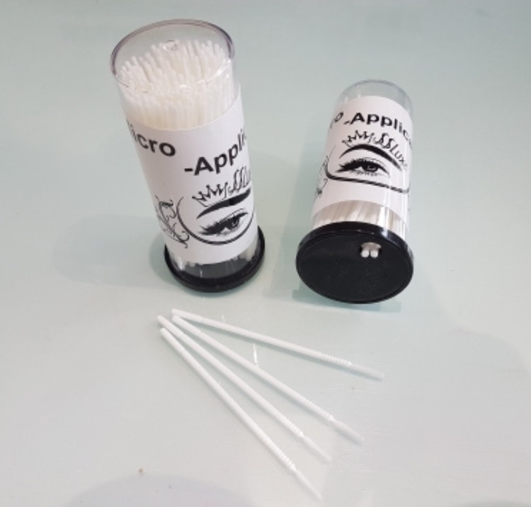 Micro Applicator 100pcs Long head disposable makeup eyelashes micro brush 100 pcs