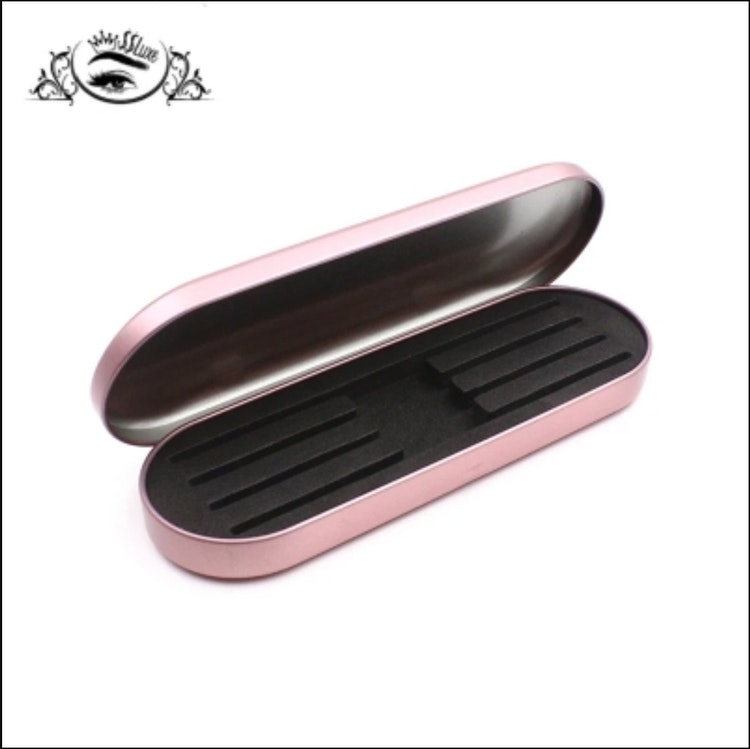 Pincettfodlar Case Tweezers 4 slots exquisite tinplate