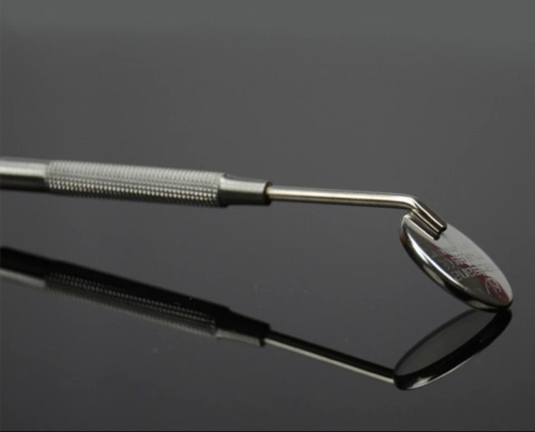 Stainless Steel Dental Mirror for checking eyelash extansion