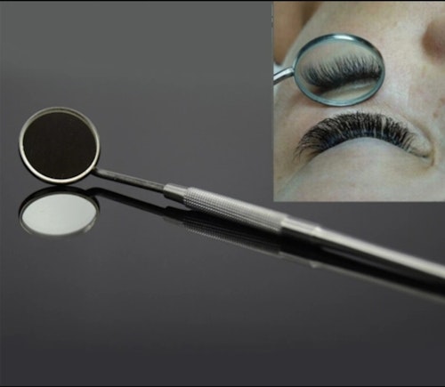 Stainless Steel Dental Mirror for checking eyelash extansion