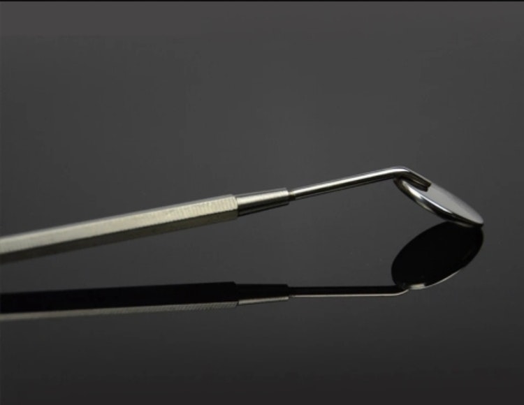 Stainless Steel Dental Mirror for checking eyelash extansion
