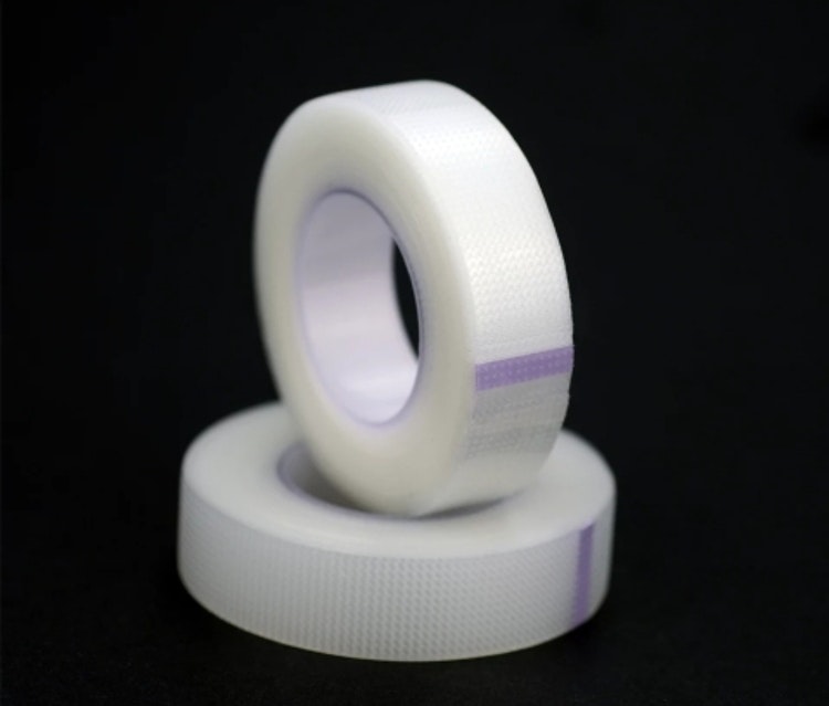 Tunn tejp med Plastig Yta 1,2cm Transparent Medical PE adhesive Tape