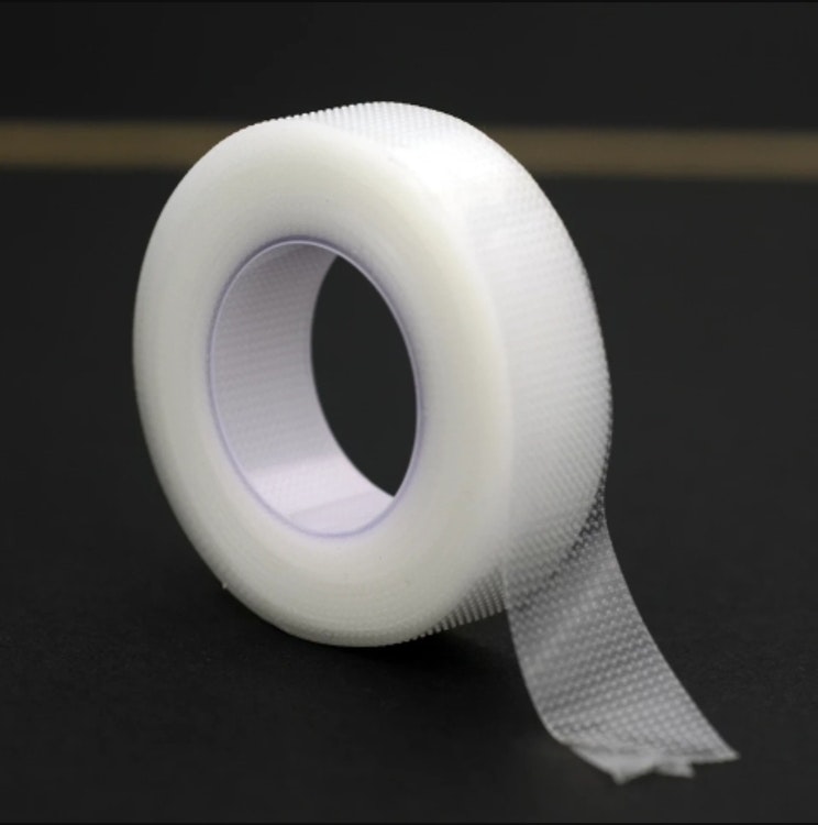 Tunn tejp med Plastig Yta 1,2cm Transparent Medical PE adhesive Tape