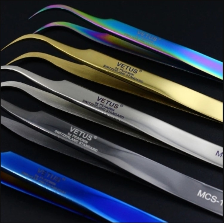 100% Original VETUS eyelash tweezer