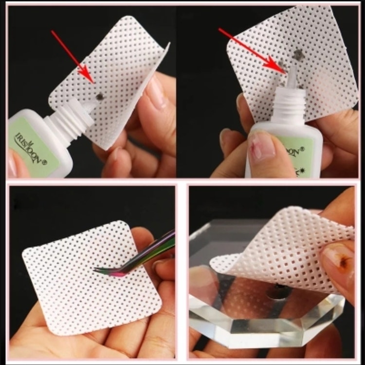 Glue wipes Remover Cotton 170 psc