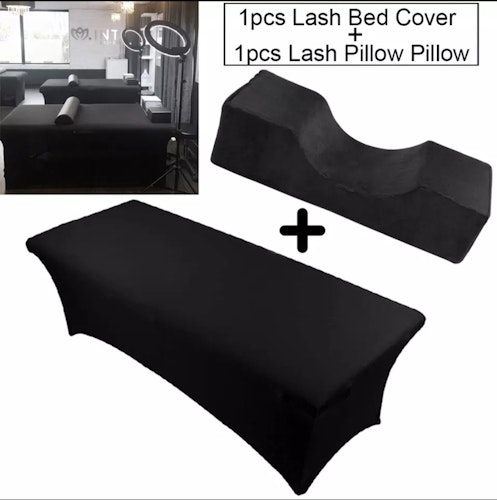 Lash Pillow and Elastic Sheet Bed