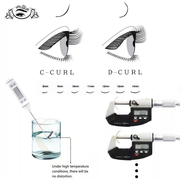 SS luxe premium silk lashes B 0.15