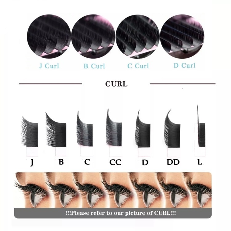 SS Luxe Fransar D böj 0.15 Premium silk lashes D curl 0.15