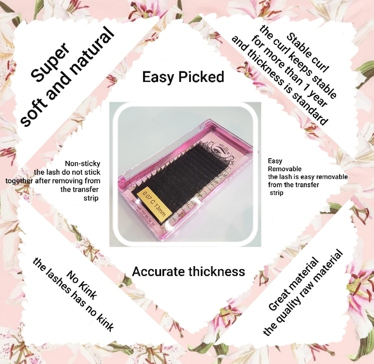 SS Luxe Premium silk lashes M 0.07