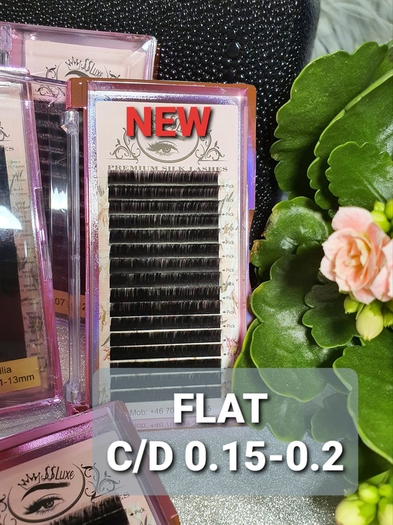SS Luxe Flat fransar Mix 8-14mm