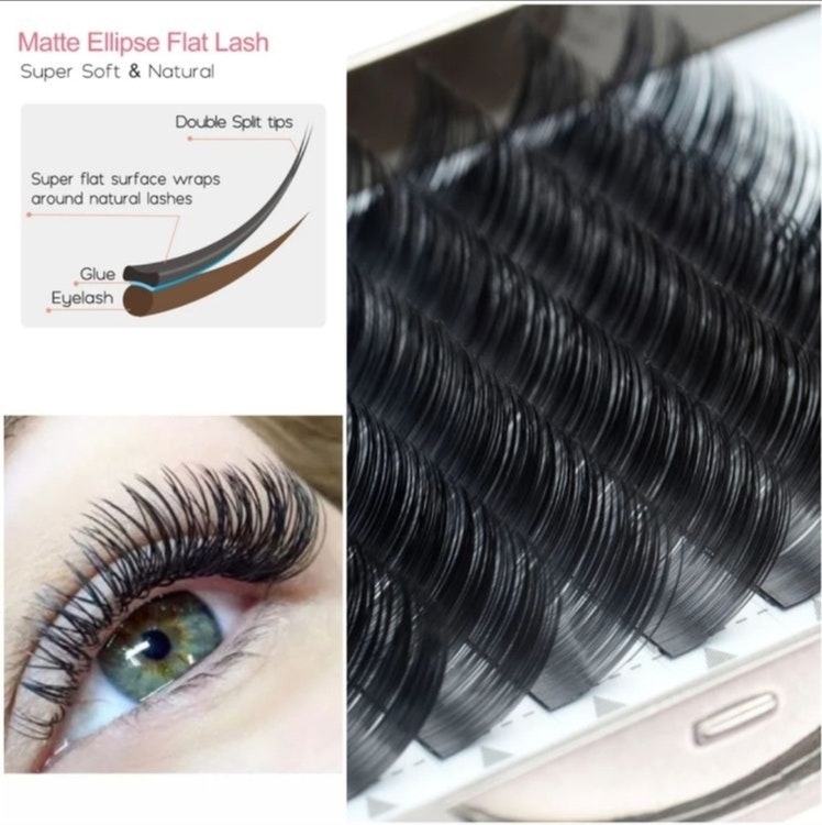 SS Luxe Flat fransar Mix 8-14mm