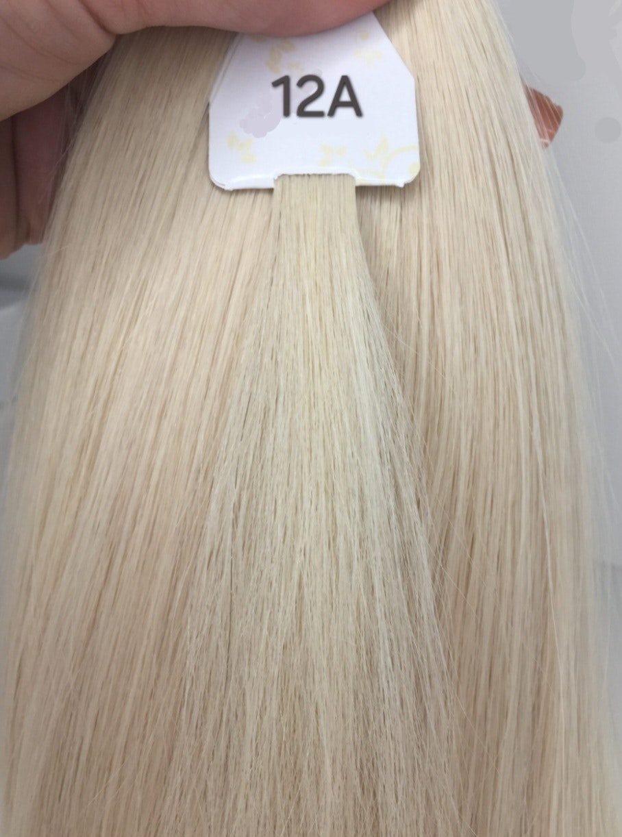 Keratin /Nail hair extensions  Flat-Tip # 12А ( Pour Blond)