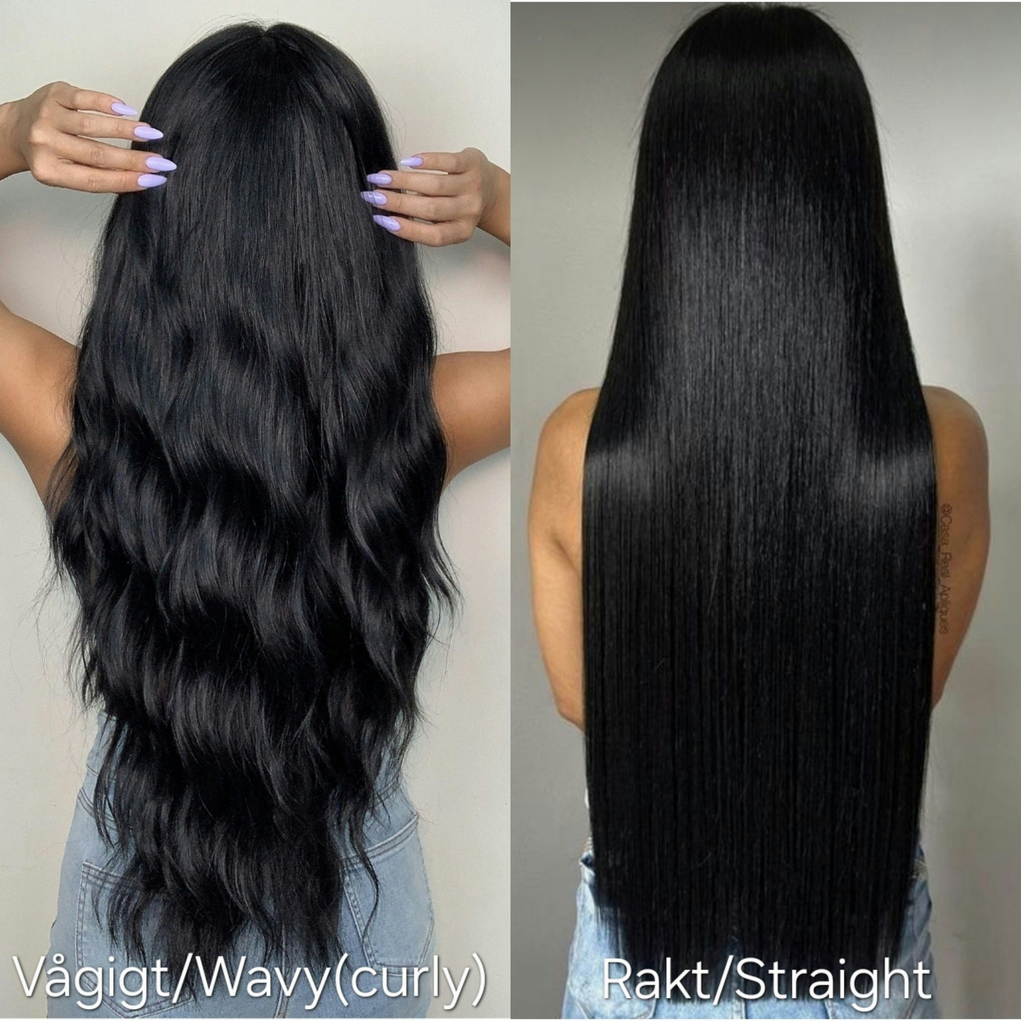 Tape Extensions #1N Pure Midnight Black