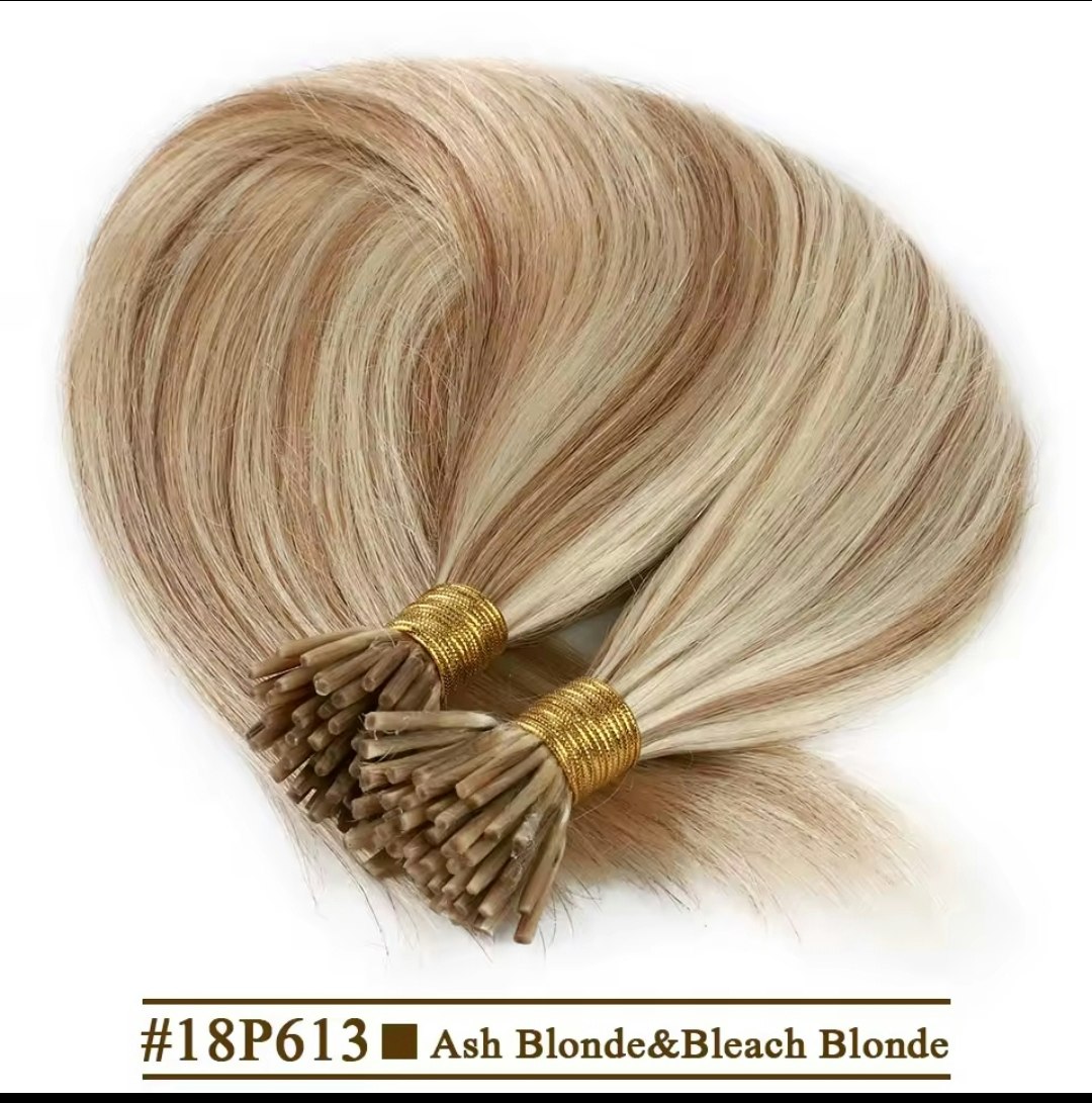 Microring extensions - #18P613 Ash Blond & Bleach Blonde