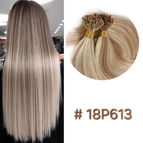 Microring extensions - #18P613 Ash Blond & Bleach Blonde