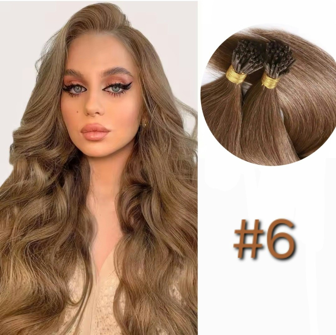Microring extensions - # 6 Light Brown