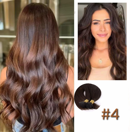 Microring extensions - # 4 Medium Brown