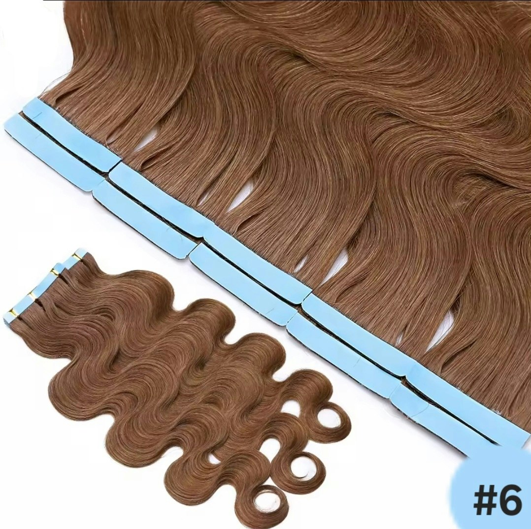 Tape Extensions - Lovely Brown #6
