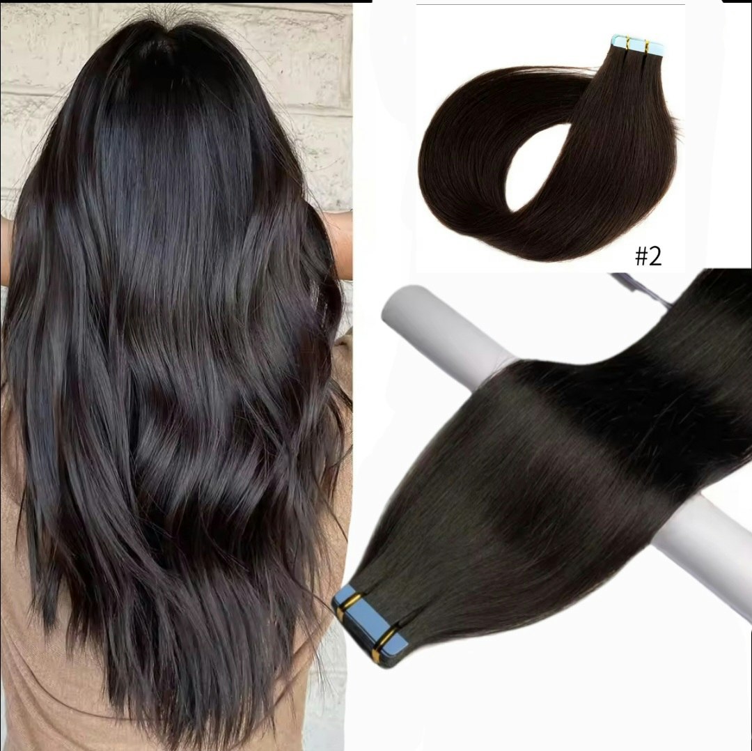 Tape Extensions - #2 Dark Espresso Brown