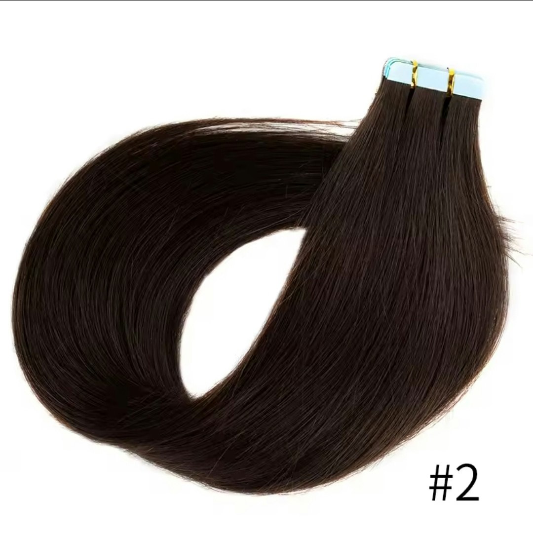Tape Extensions - #2 Dark Espresso Brown