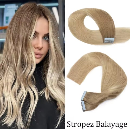Tape Extensions -# Stropez Balayage