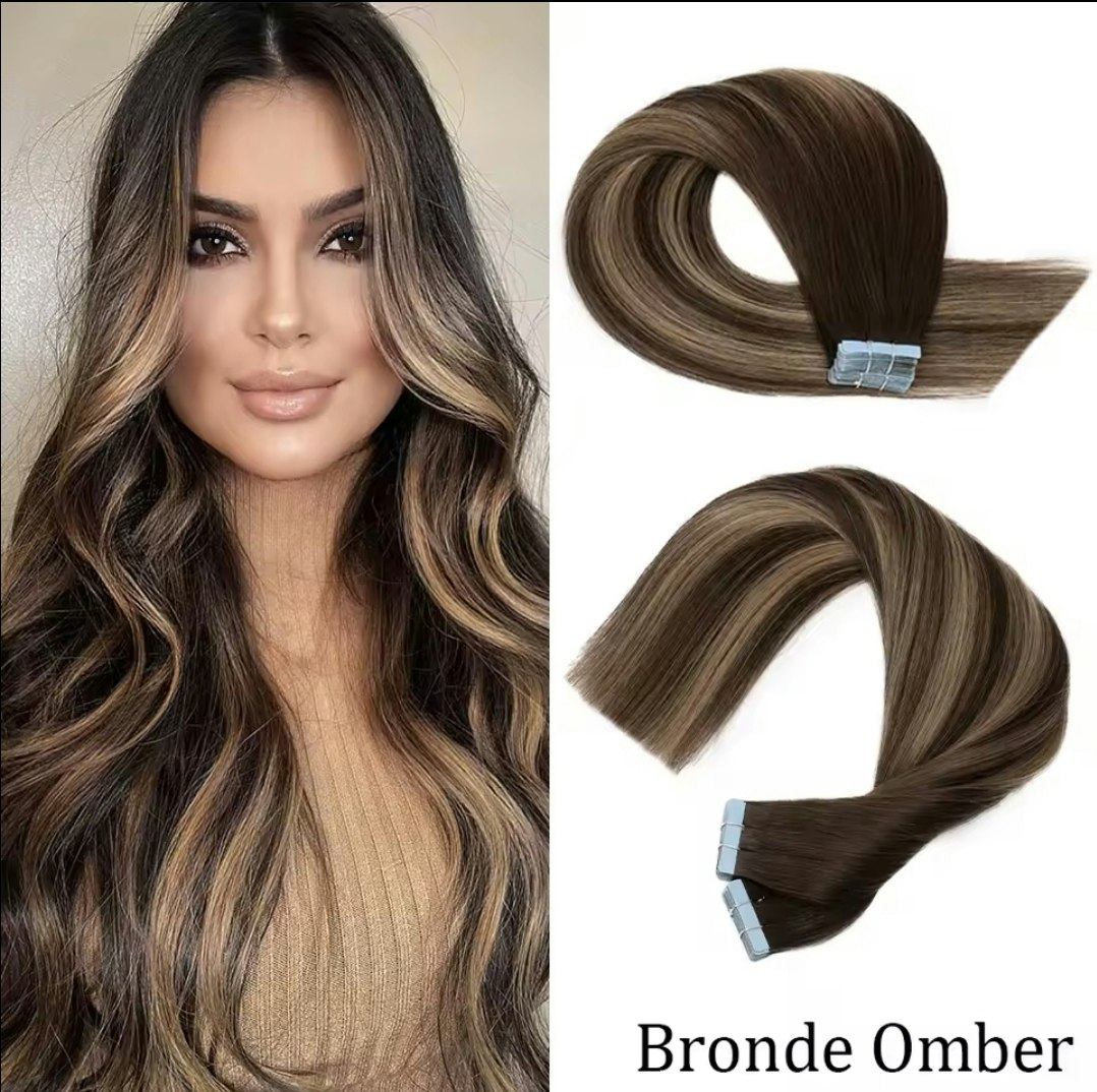 Tape Extensions -# Bronde Omber