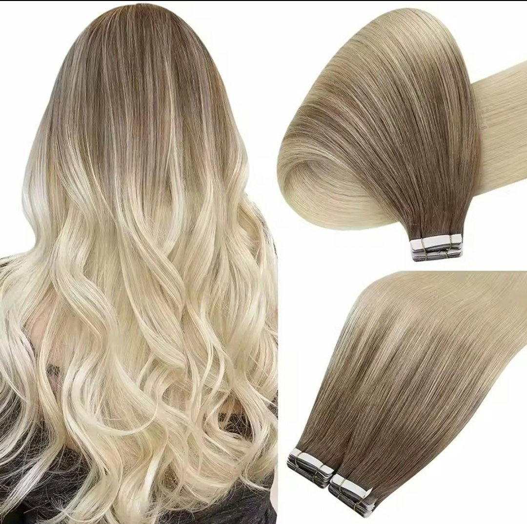 Tape Extensions -# 8/24 Blonde Ombre