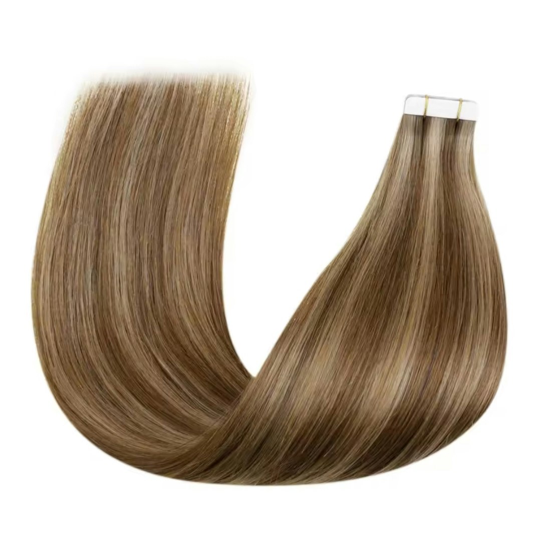 Tape Extensions  #4P27 Medium Brown & Dark Blonde