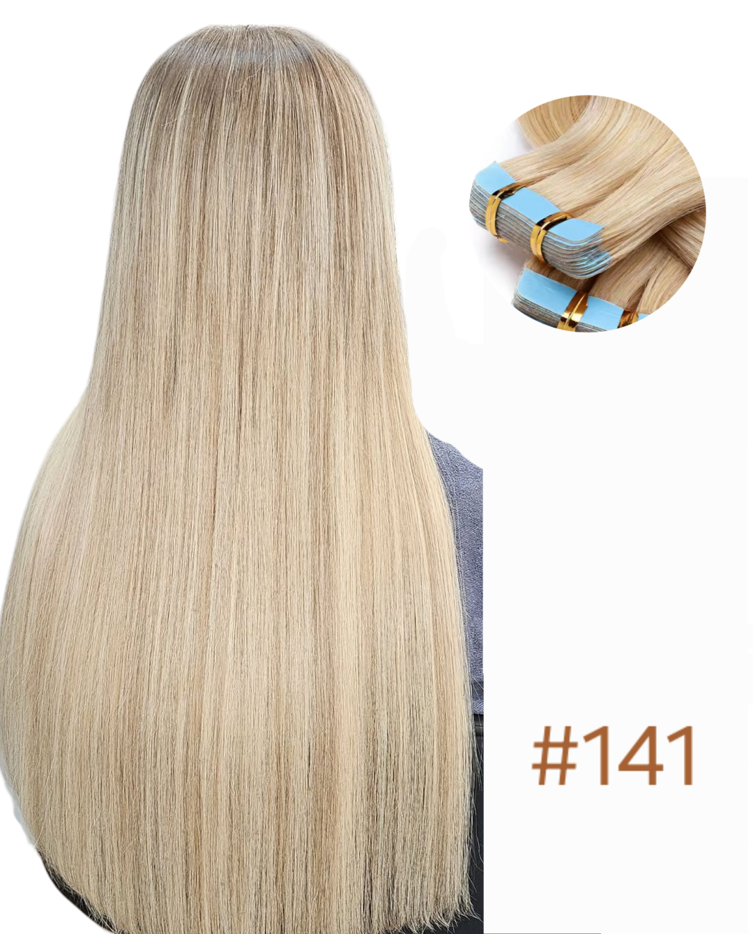 Tape Extensions - #141 Blonde Mix