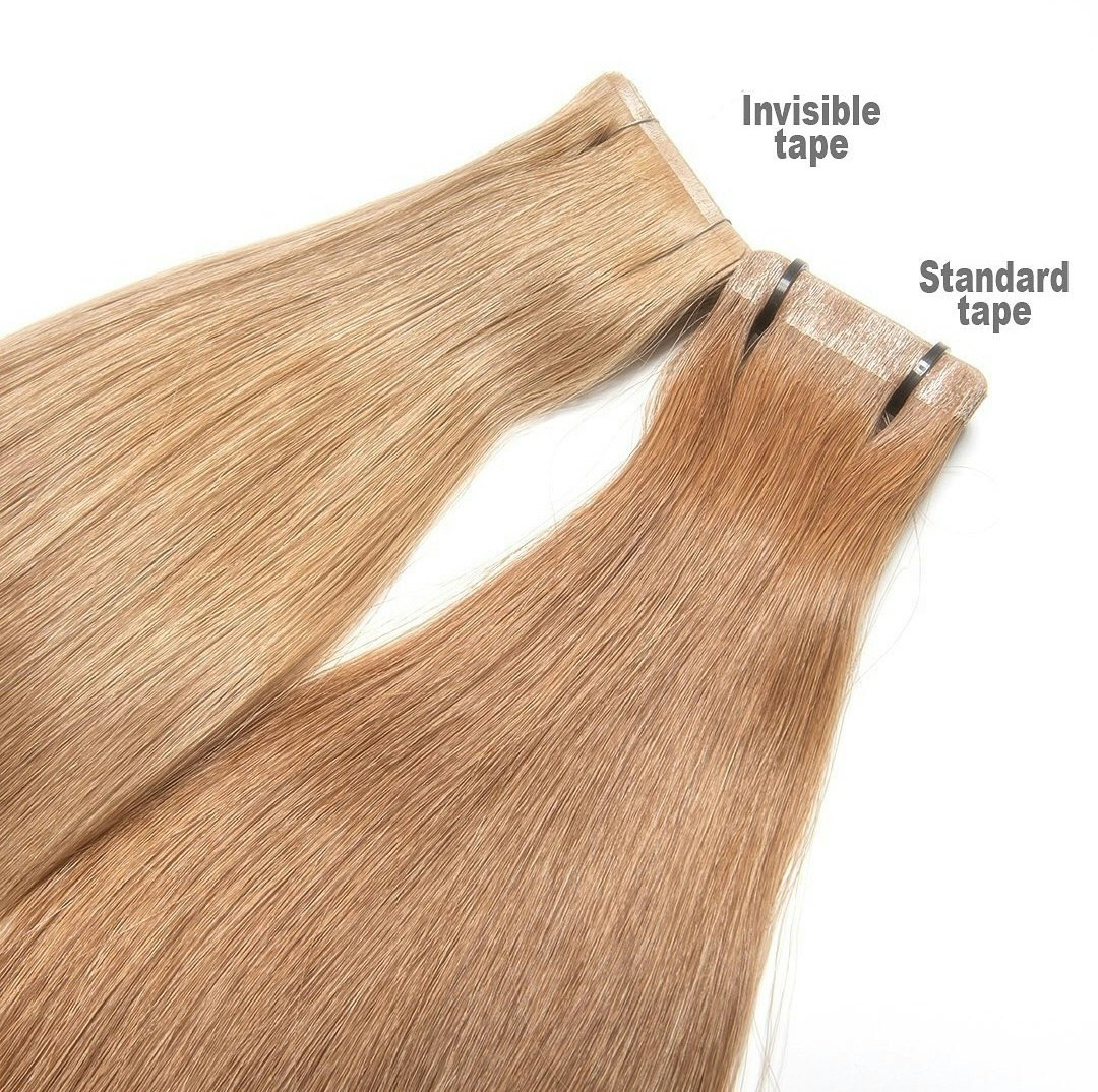Invisible Tape in Extensions - #DB2 Bleach Blonde