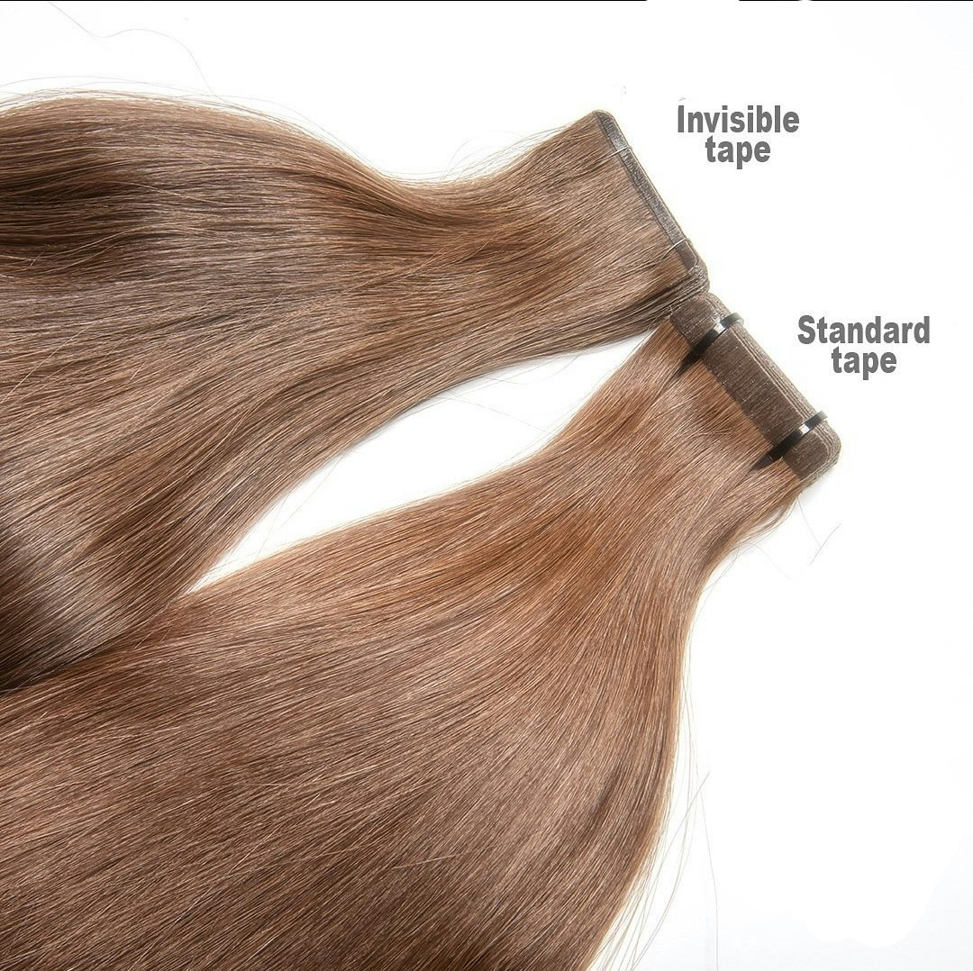 Invisible Tape in Extensions - Cold Lovely Brown #6/1