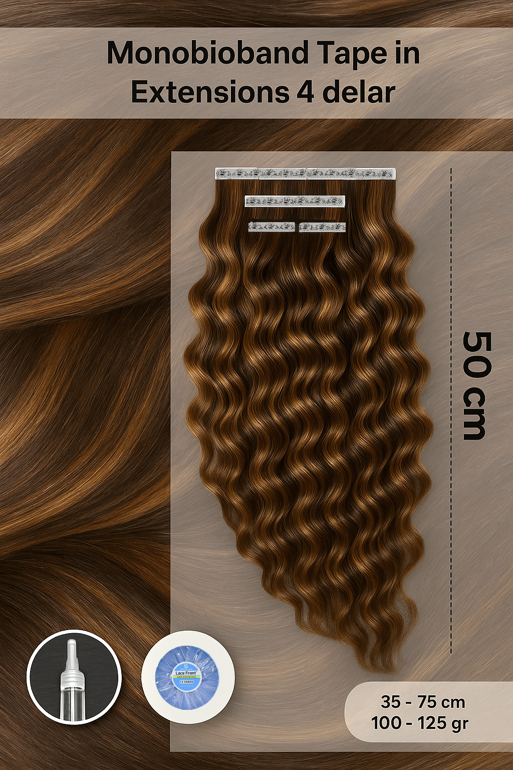 Monobioband Tape in Extensions -#4Р/27